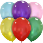 Cattex Metallic 5" 9" 11" and 19" Latex Balloons 100ct