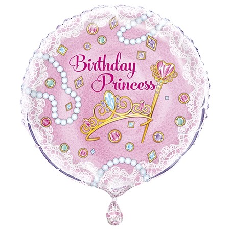 Jewels Birthday Princess 18" Foil Balloon 