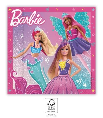 Barbie Fantasy Napkins 20ct