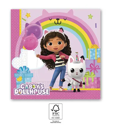 Gabby's Dollhouse Napkins 20ct