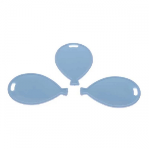 Pastel Blue Balloon Shape Weights x50Pcs