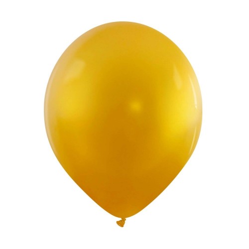 Pure Gold Fashion Metallic Cattex 12" Latex Balloons 100ct