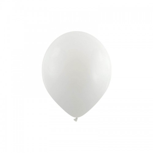 White Fashion Cattex 6" Latex Balloons 100ct
