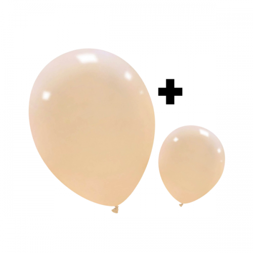 Linen Standard Cattex 12" & 5" Latex Balloons 100Ct in both sizes