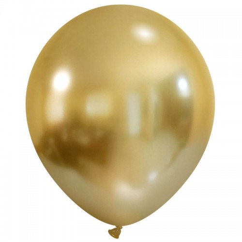 Light Gold Chromium Cattex 18" Latex Balloons 5Ct