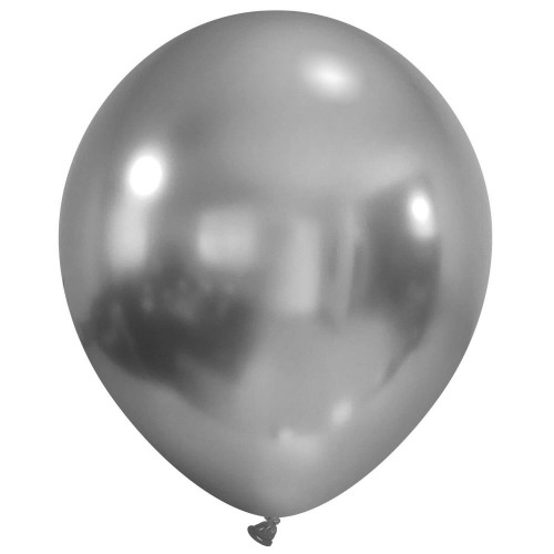 Platinum Chromium Cattex 18" Latex Balloons 5Ct