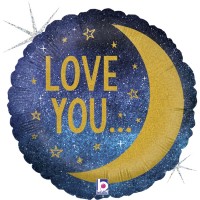 I Love You to the Moon and Back 18" Foil Balloon