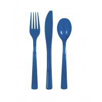 Royal Blue Assorted Cutlery 18ct 