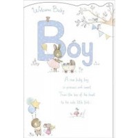 Sweet Baby Boy - Congratulations - Pack Of 12