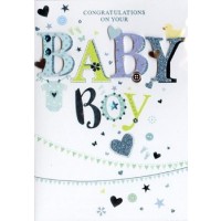 Baby Boy - Congratulations - Pack Of 12