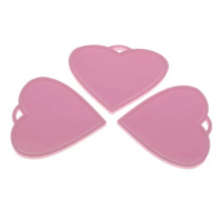 Baby Pink Heart Shape Weights x50Pcs