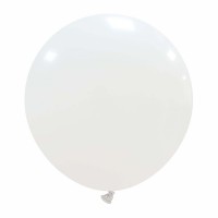 White Standard Cattex 19" Latex Balloons 25Ct
