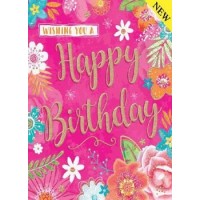 Happy Birthday - Open Girl - Pack Of 12