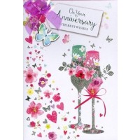 On Your Anniversary - Congratulations - Pack Of 12