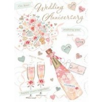 Anniversary Wishes - Congrats - Pack Of 12