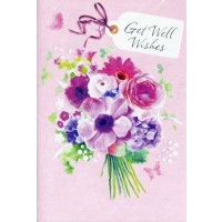 Get Well Wishes - Hope Your Feeling Brighter - Pack Of 12