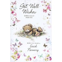 Get Well Soon - Get Well Wishes - Pack Of 12