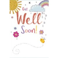 Get Well Soon - Sorry Your Feeling Under The Weather - Pack Of 12