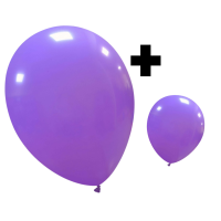 Lavender Standard Cattex 12" & 5" Latex Balloons 100Ct in both sizes