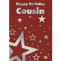 Happy Birthday - Cousin (Male) - Pack of 12