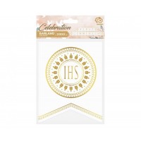 First Communion Paper Flags Garland 1ct