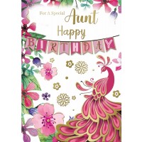 Happy Birthday - Aunt - Pack Of 12