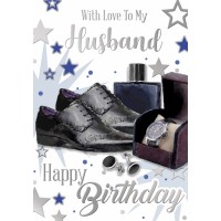 Happy Birthday - Husband - Pack Of 12