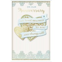 On Our Wedding Anniversary - With Love - Pack Of 12